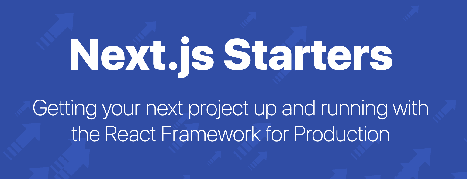 Next.js Project Starters
