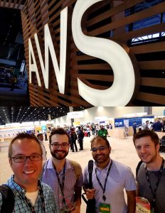 Some of my team at the AWS Summit
